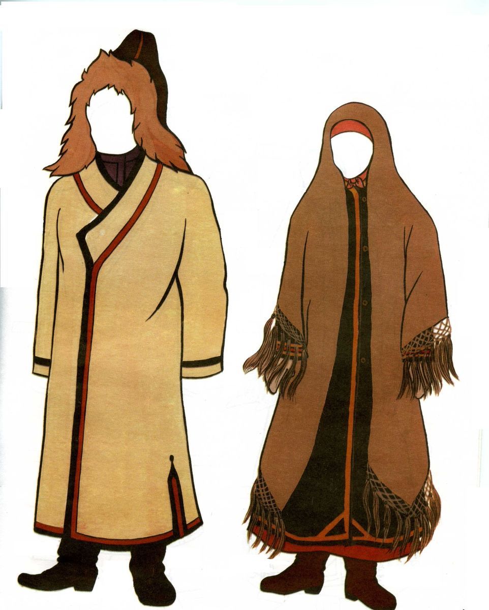 Древняя народная одежда башкиры