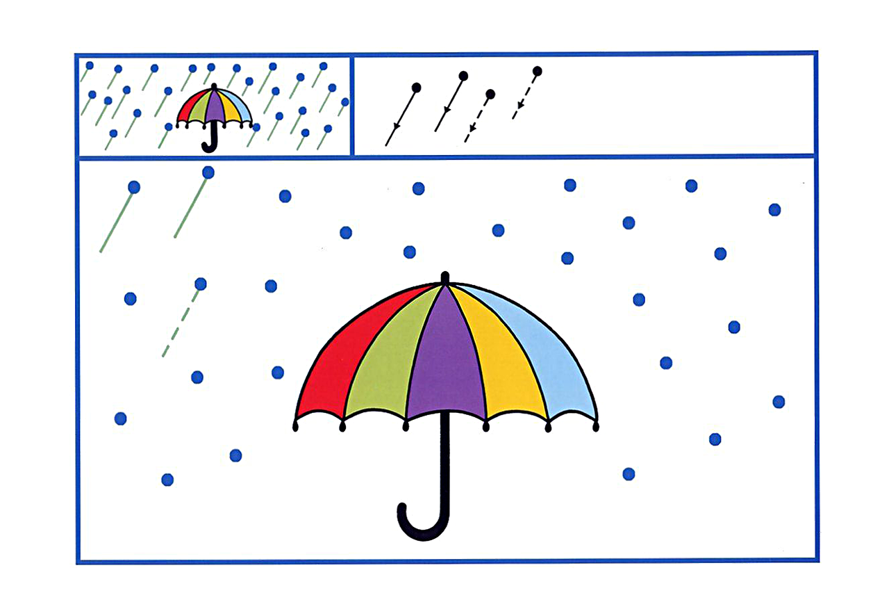 Задания с зонтиками для дошкольников