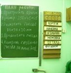 План работы и словарь