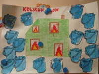 Рисование: "Кошкин дом"