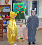 Колобок и волк
