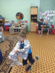 Алеша в образе воробья