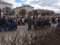 Семьи наших воспитанников и наши коллеги приняли участие в шествии "Бессмертного полка"