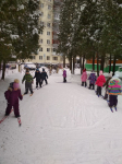 Лыжники