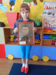 Взаимодействие с родителями. Участие в акции "Бессмертный полк" - фотографии участников ВОВ. - 2016 г.