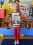Взаимодействие с родителями. Участие в акции "Бессмертный полк" - фотографии участников ВОВ. - 2016 г.