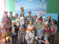 Конкурс костюма из бросового материала