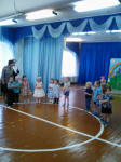 Поздравление на заключительном концерте.