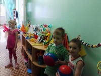 Спортивный уголок.