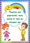 Рекомендации родителям
