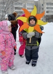 Создали фотозону для гуляния "Масленица"