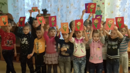 А вот и готовые подарки нашим мамам!