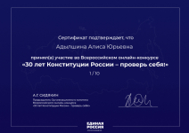 30 лет Конституции России