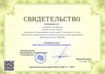 Международная  публикация