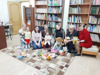 фото в библиотеке с родителями и детьми