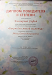Диплом победителя 2 степени
