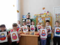 НОД Рисование "В гостях у матрёшки".