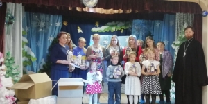 Ново-Ревякинский СДК 11 января. Группа детей, принимающих активное участие в мероприятиях СДК, посетила тульский православный центр духовного возрождения. Дети посмотрели театральную постановку