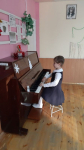Открытый урок в классе фортепиано, 1 класс, Степушкина Арина
