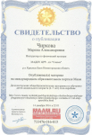 свидетельство о публикации на международном портале Maam 14.12.2016
