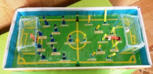макет спортивной игры футбол