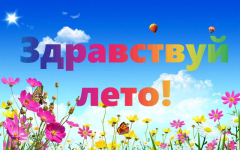 Здравствуй, лето красное!