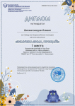 Диплом 1 место