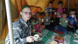 В хижине у Егеря
