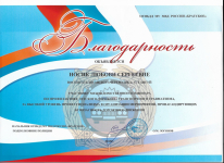Сертификат частника межведомственного семинара по профилактике детского дорожно-транспортного травматизма