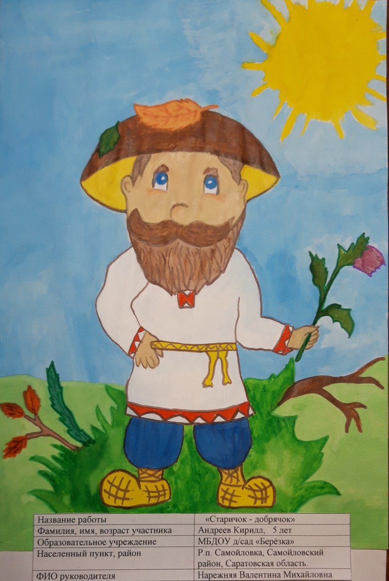 Областной конкурс детского рисунка Леший защитник леса