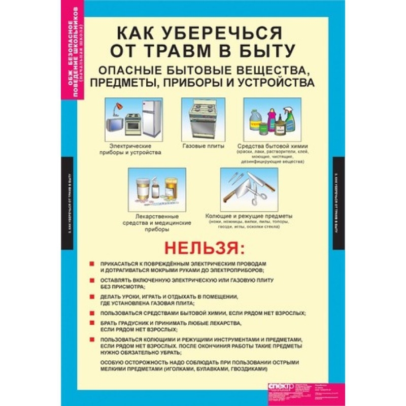 План мероприятий в школе безопасность жизни и здоровья детей в быту