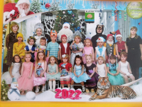 30 декабря воспитатели с воспитанниками и родителями встречали Новый 2022 год.