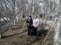 Участие в городском субботнике