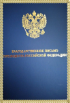 Благодарственное письмо Президента Российской Федерации(2028г)