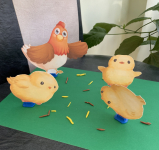 Игровой сюжет "Червячки для цыплят"
