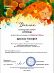 Дипломы Денисова Тимофея