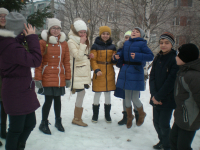 В музее