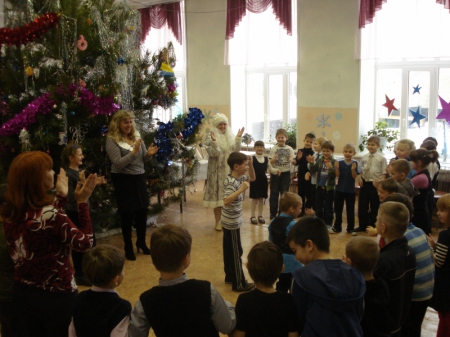 Рождественские встречи со школьниками