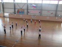 Спортивный танец исполняют дети подготовительной группы