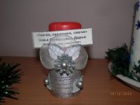 детско-родительская работа Степановой Дарьи и её семьи  "Свечка, свечечка, свеча!"