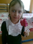 - А этот тюльпан  сделала я!  Анжела Айсина - 7 лет 2014г.