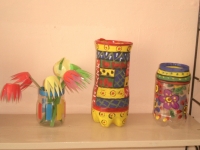 Игрушки из пластиковых бутылок.  2012г.