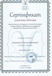 Участник вебинара по теме "Диагностика и коррекция умственного развития школьника"