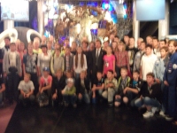 Воспитанники с космонавтом  и участниками Фестиваля "От винта!" в Мемориальном музее космонавтики