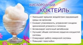 Кислородные коктейли.