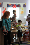 Выполнив произведение «Солнышко лучистое» на музыкальных инструментах