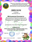 Мельникова Лиза " Птица в объективе"
